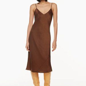 Aritzia Wilfred: Only Slip Midi Dress